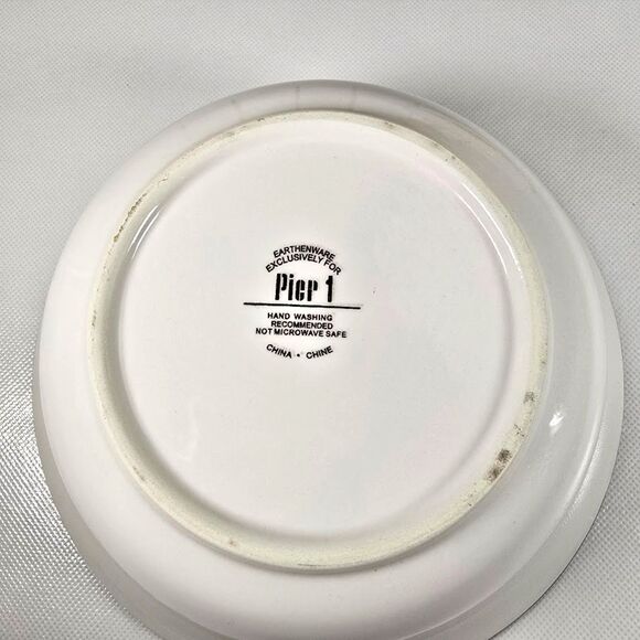 Set of 2 Inspired By Tuscany Bowl Olive and Garlic Motif 8” Mediterranean - Picture 5 of 9